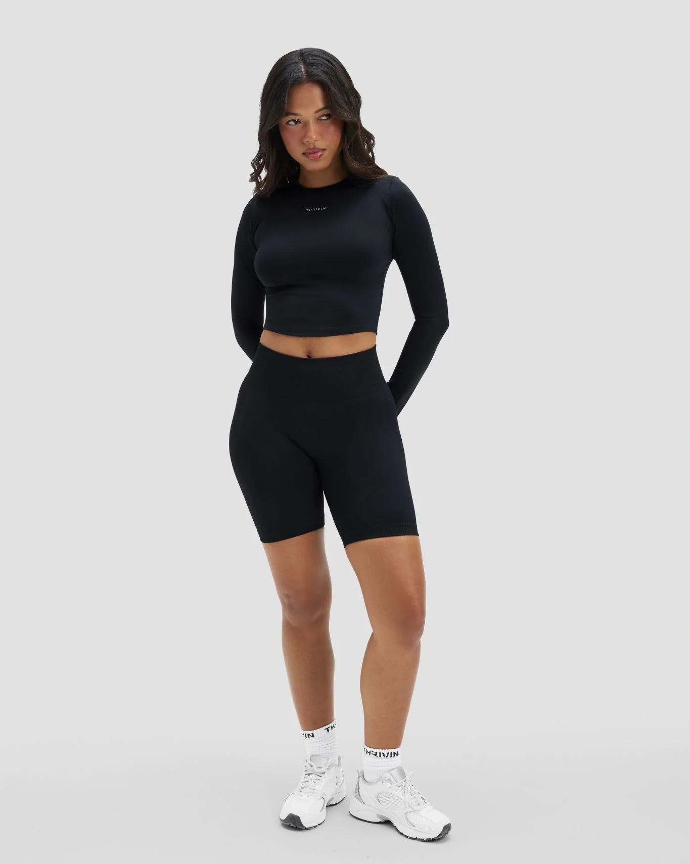 Elevate™ Compression Long Sleeve Top | Night Black - Image 6