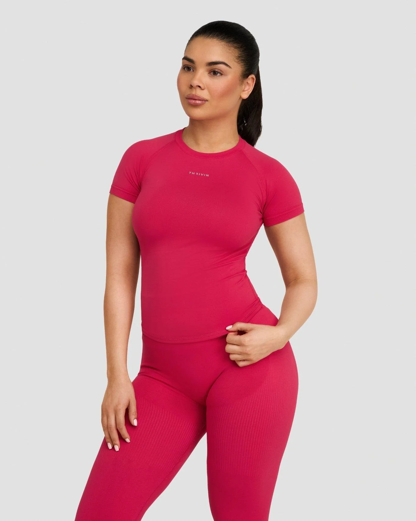 Elevate™ Compression T-Shirt | Strawberry - Image 5