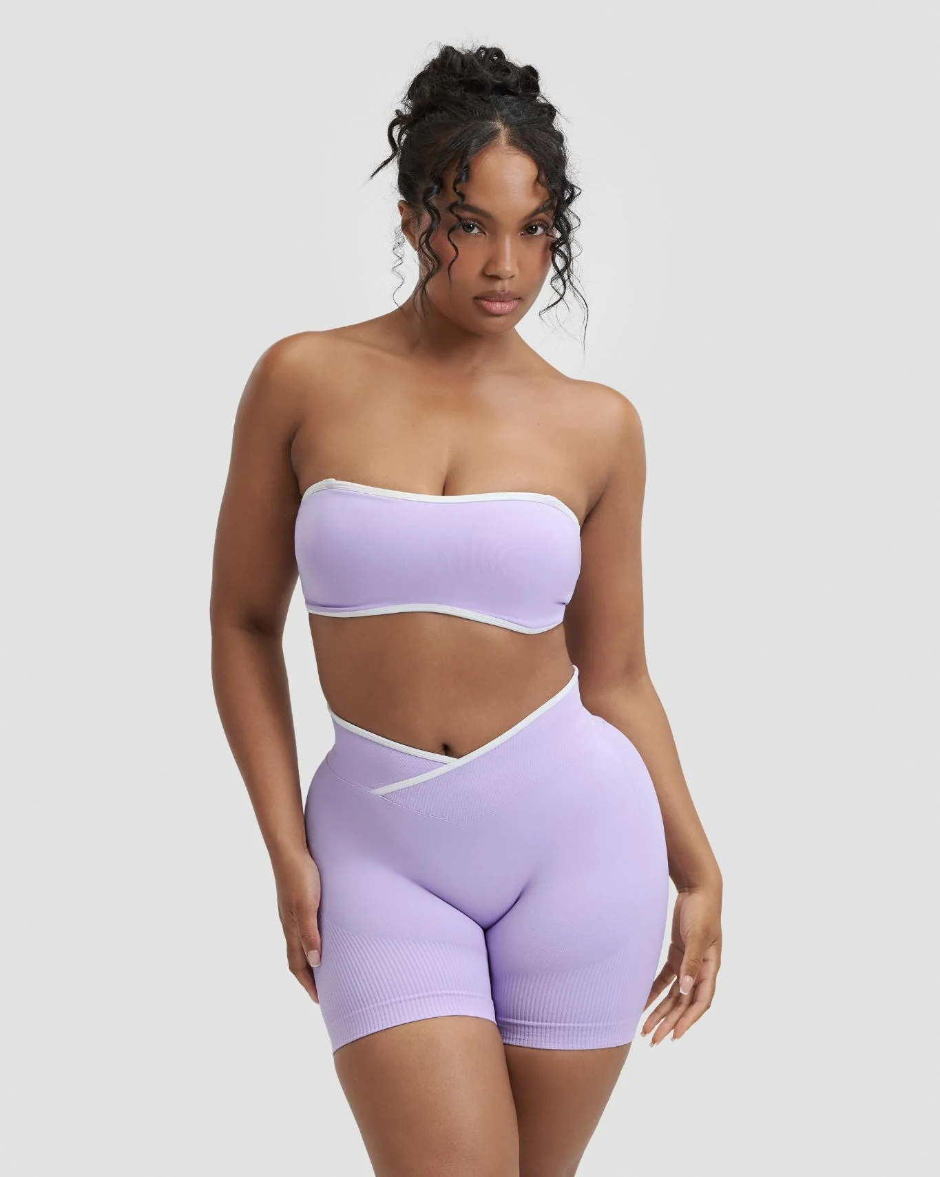 Elevate™ Outline Bandeau Bra | Lilac - Image 3