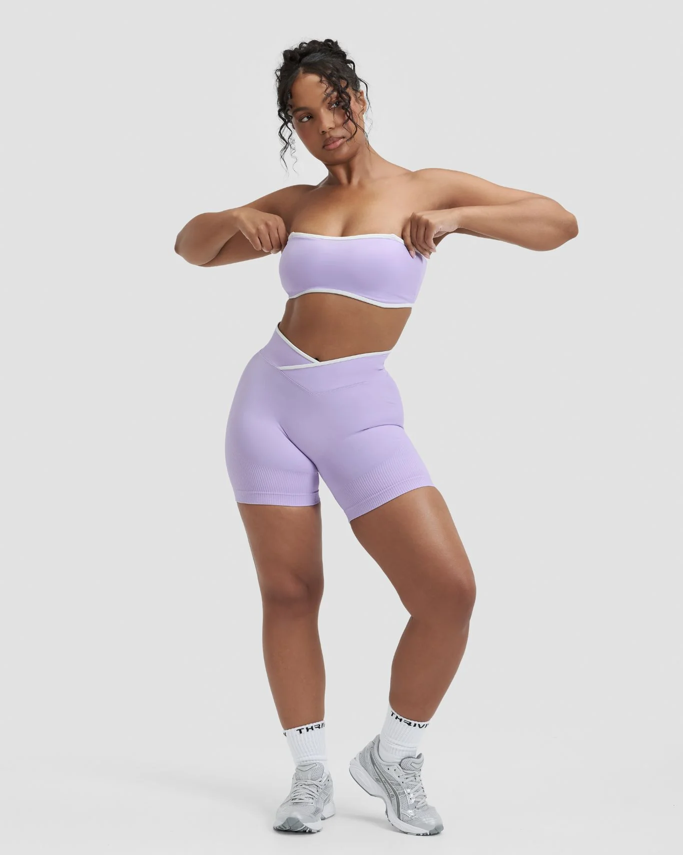 Elevate™ Outline Bandeau Bra | Lilac - Image 6