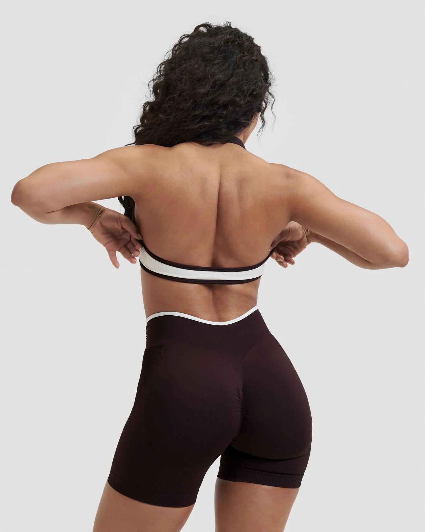 Elevate™ Outline Halterneck Bra | Cream - Image 2