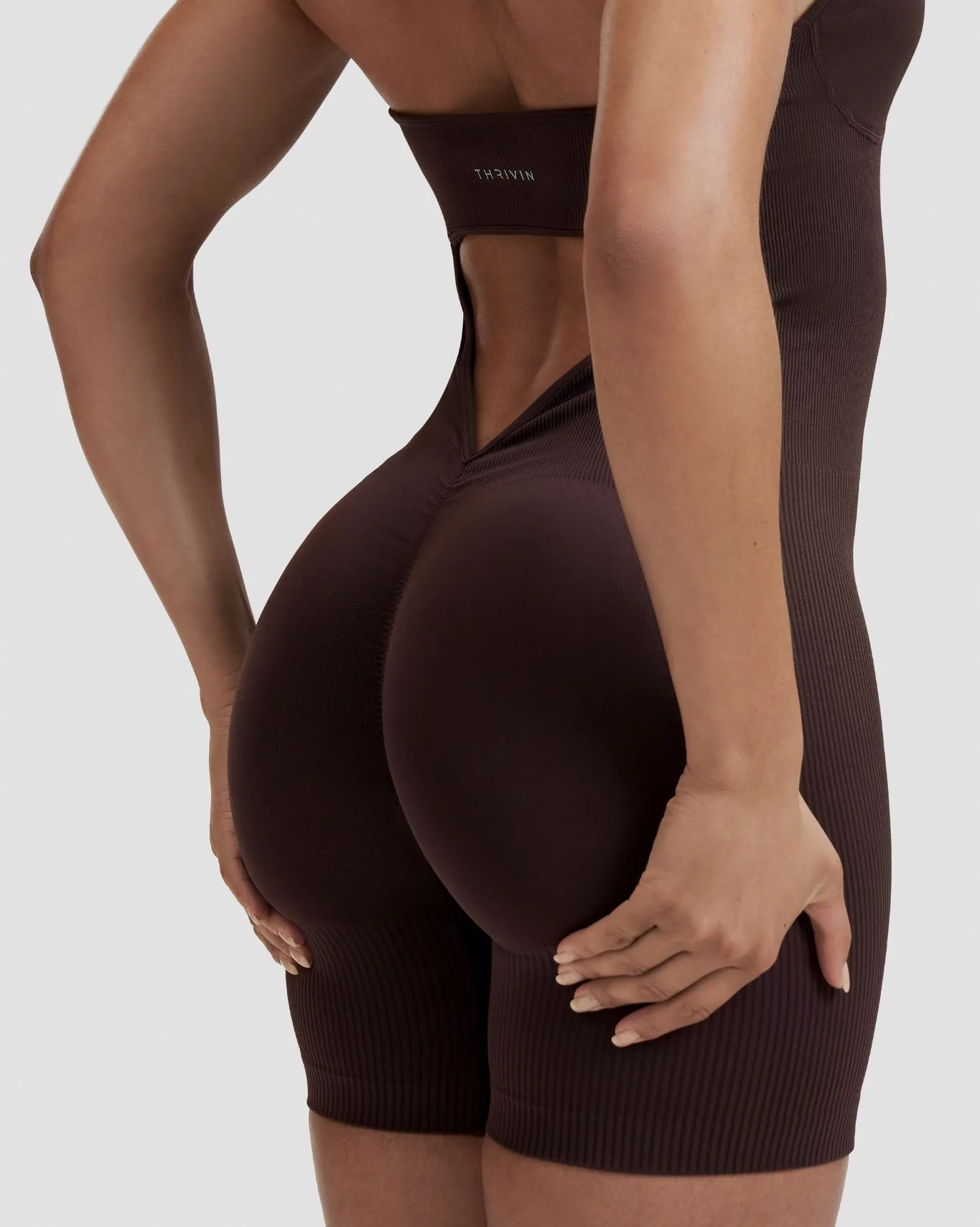 Elevate™ Sculpting Halterneck All In One | Coffee - Image 8