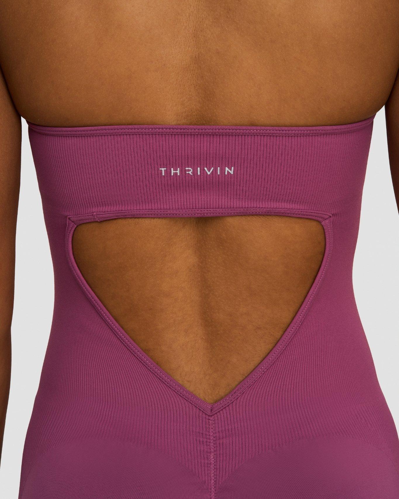 Elevate™ Sculpting Halterneck All In One | Orchid Mauve - Image 5