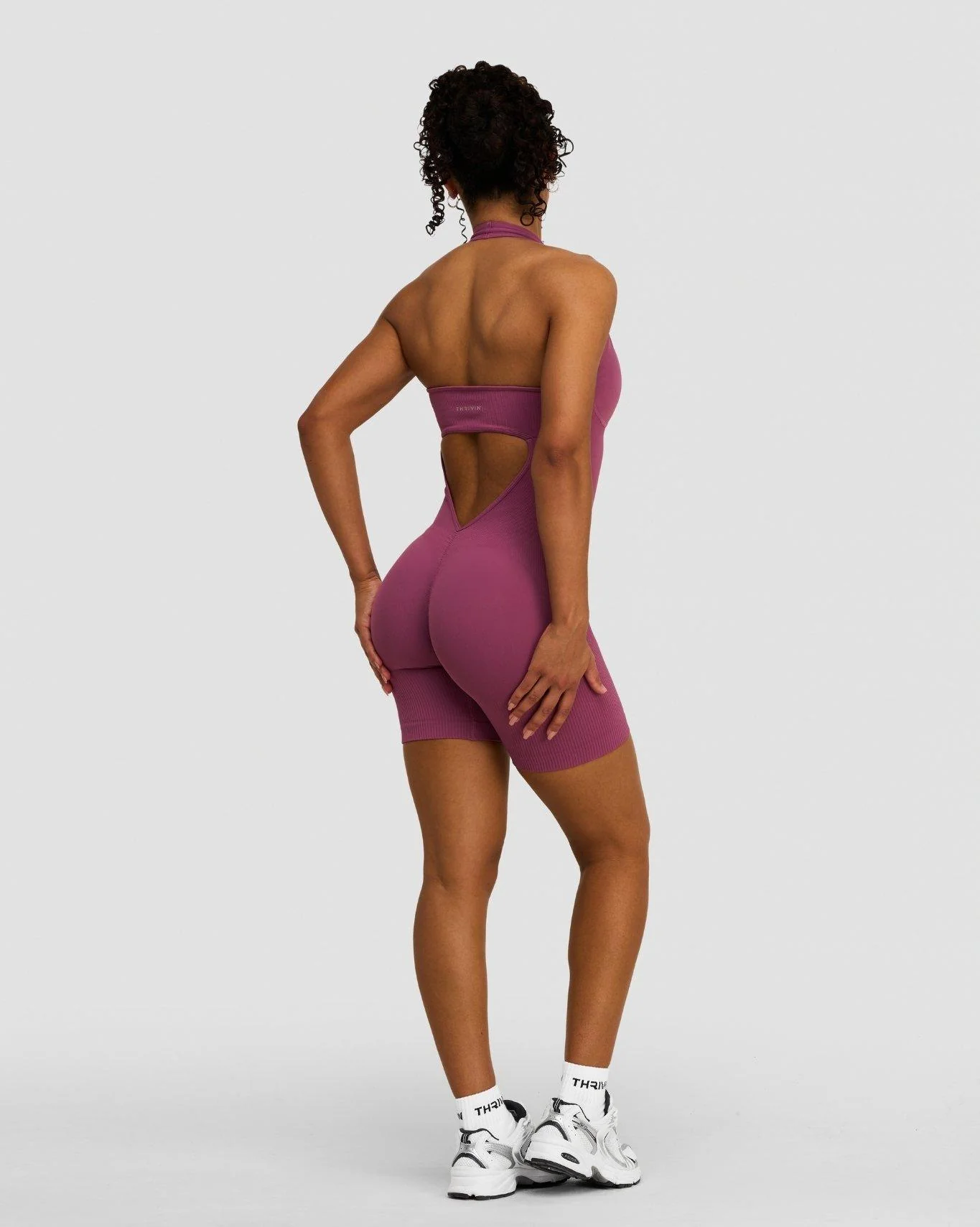 Elevate™ Sculpting Halterneck All In One | Orchid Mauve - Image 6