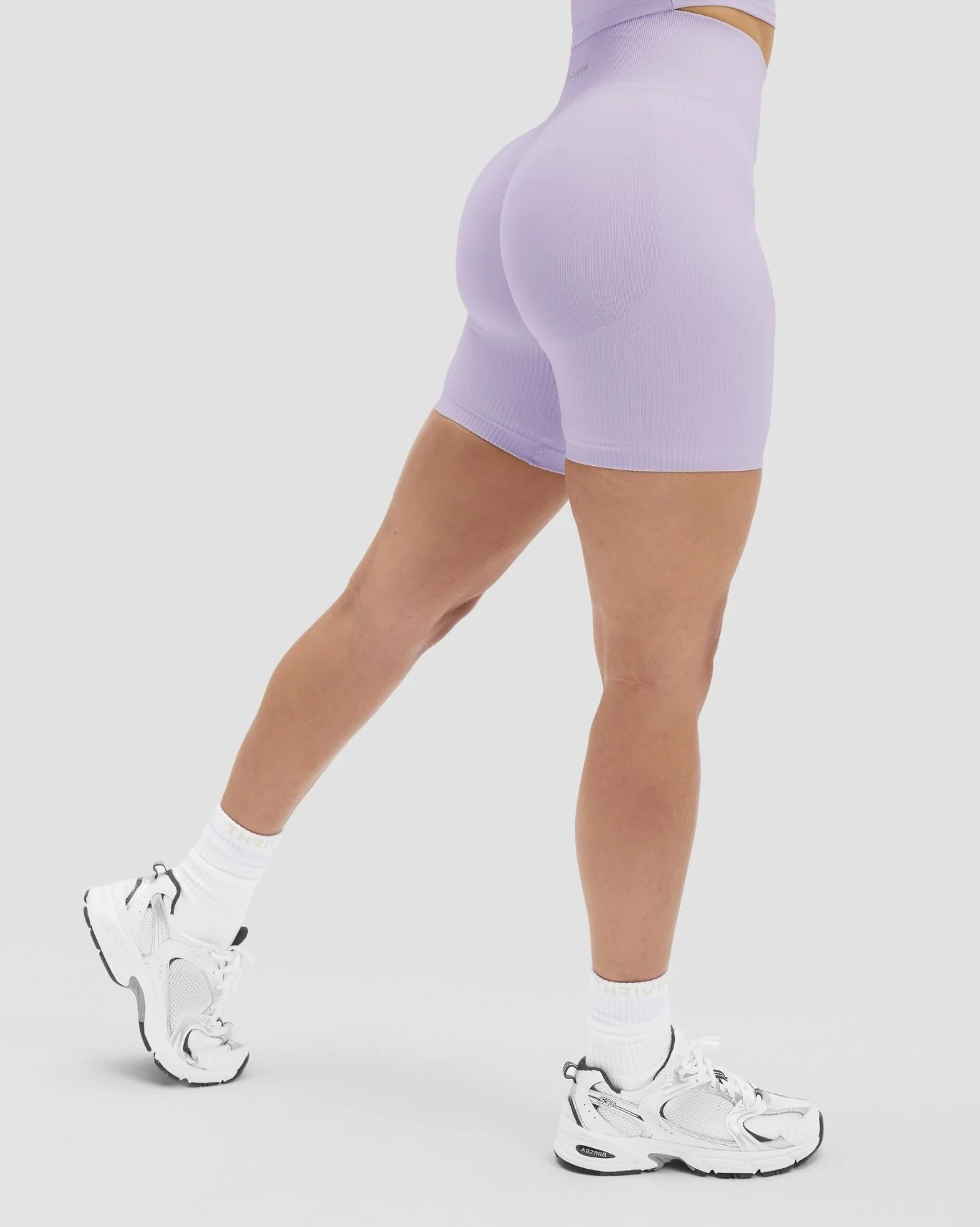Elevate™ Sculpting High Waist Scrunch Shorts | Lilac - Image 3