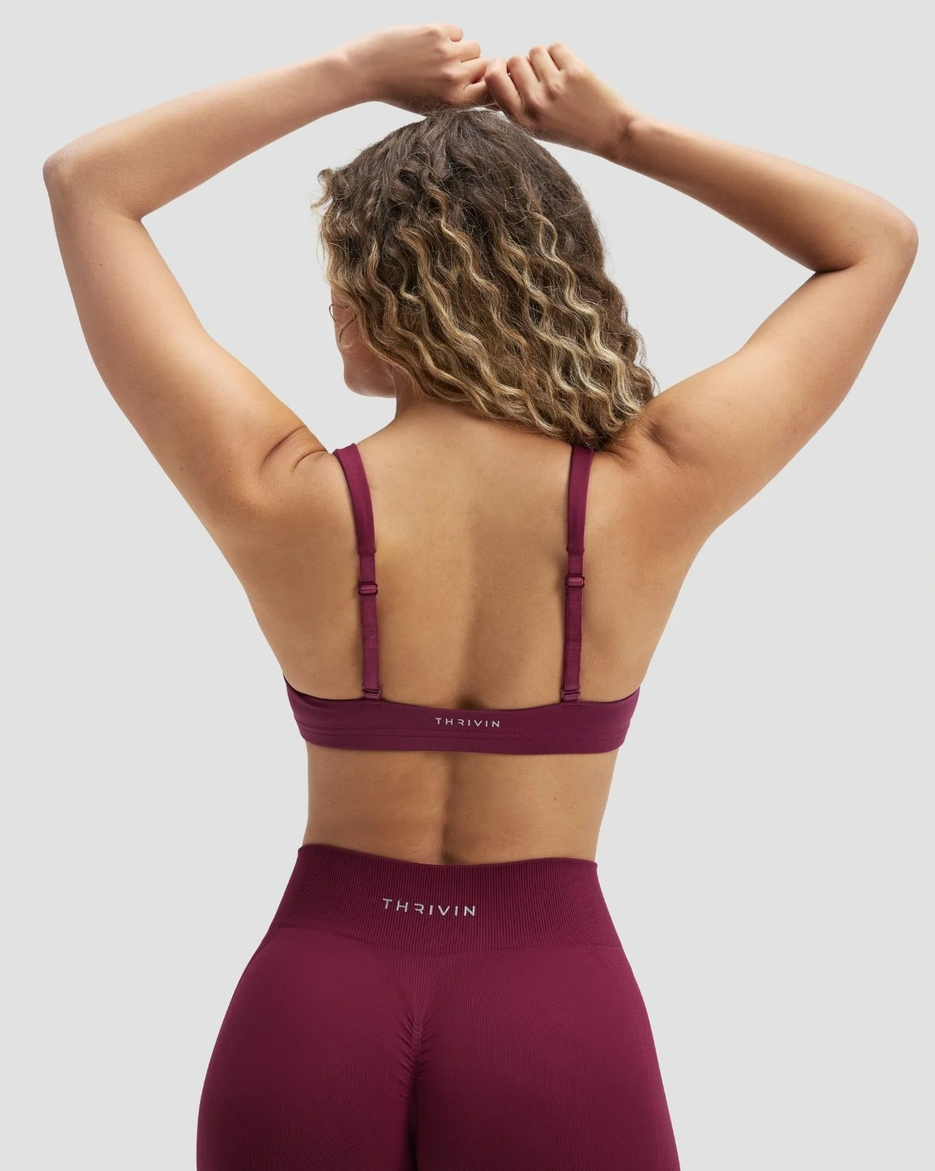 Elevate™ Sculpting Medium Impact Multiway Bra | Cherry Berry - Image 2
