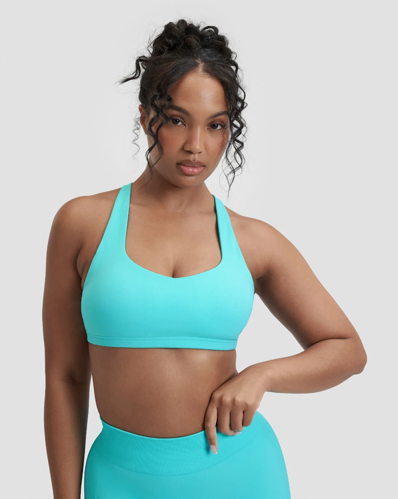 Elevate™ Sculpting Medium Impact Multiway Bra | Clear Tides - Image 5