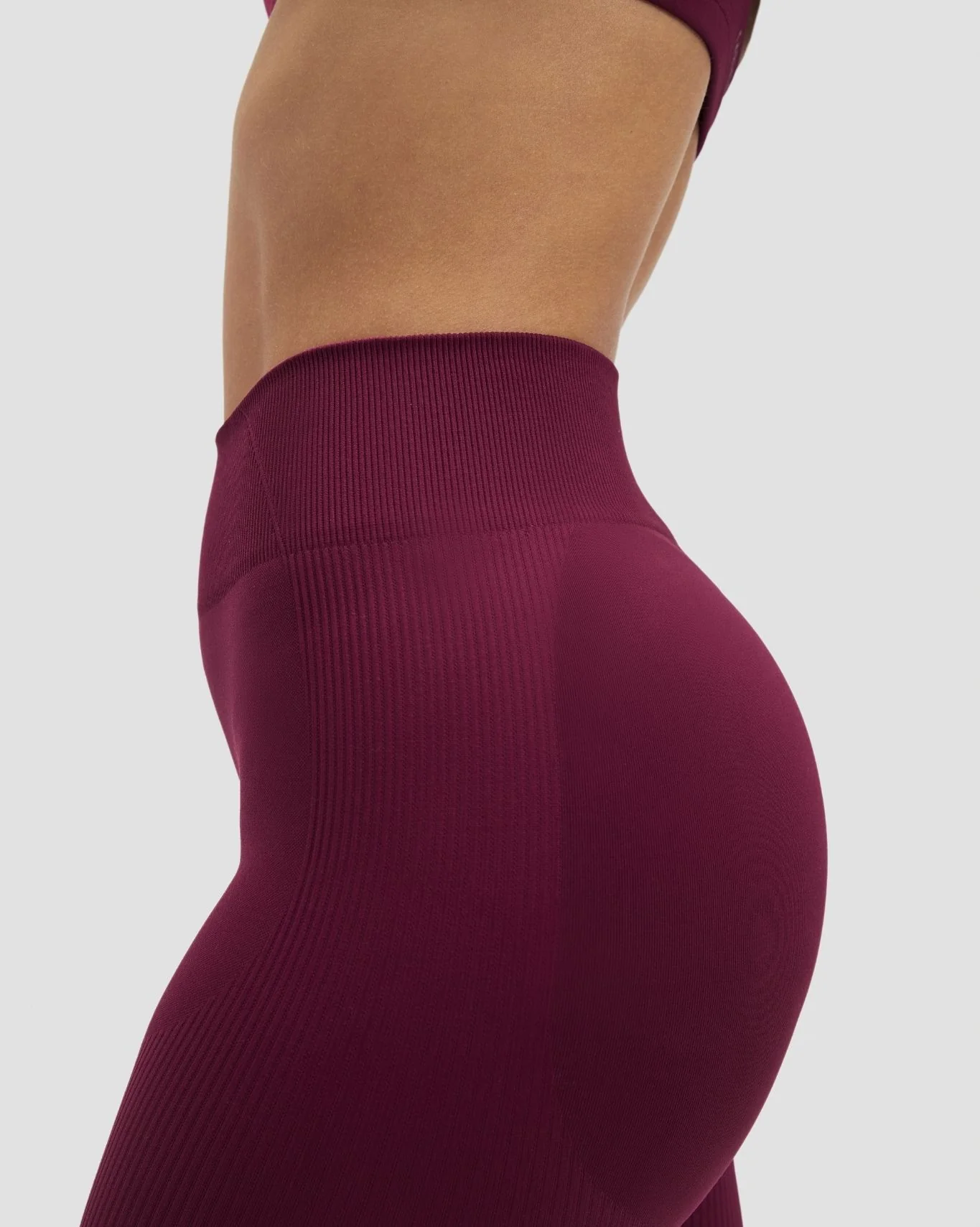 Elevate™ Sculpting Mid Waist Scrunch Leggings | Cherry Berry - Image 7