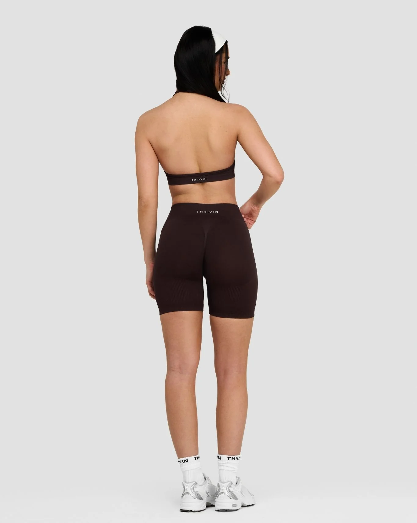 Elevate™ Sculpting Seamless Adjustable Halter Bra | Coffee - Image 6
