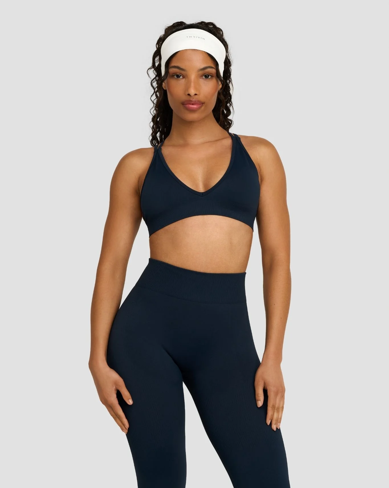 Elevate™ Sculpting Seamless High Apex Bra | Midnight Navy - Image 4