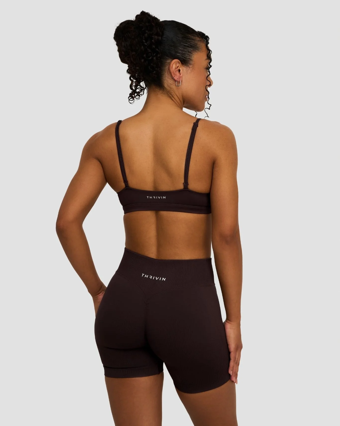 Elevate™ Sculpting Seamless Scoop Neck Bra | Coffee - Image 4