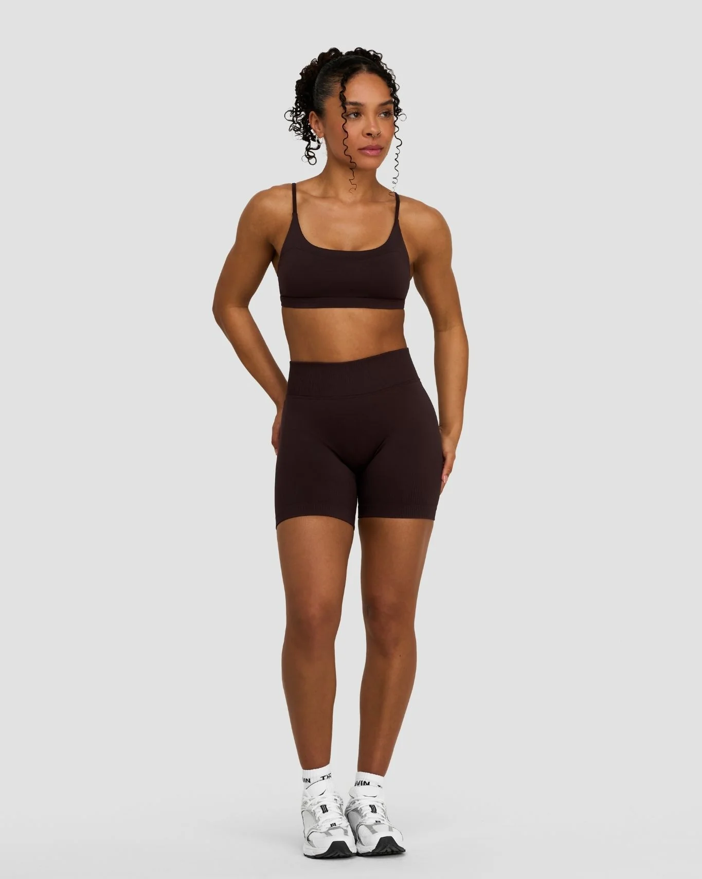 Elevate™ Sculpting Seamless Scoop Neck Bra | Coffee - Image 5