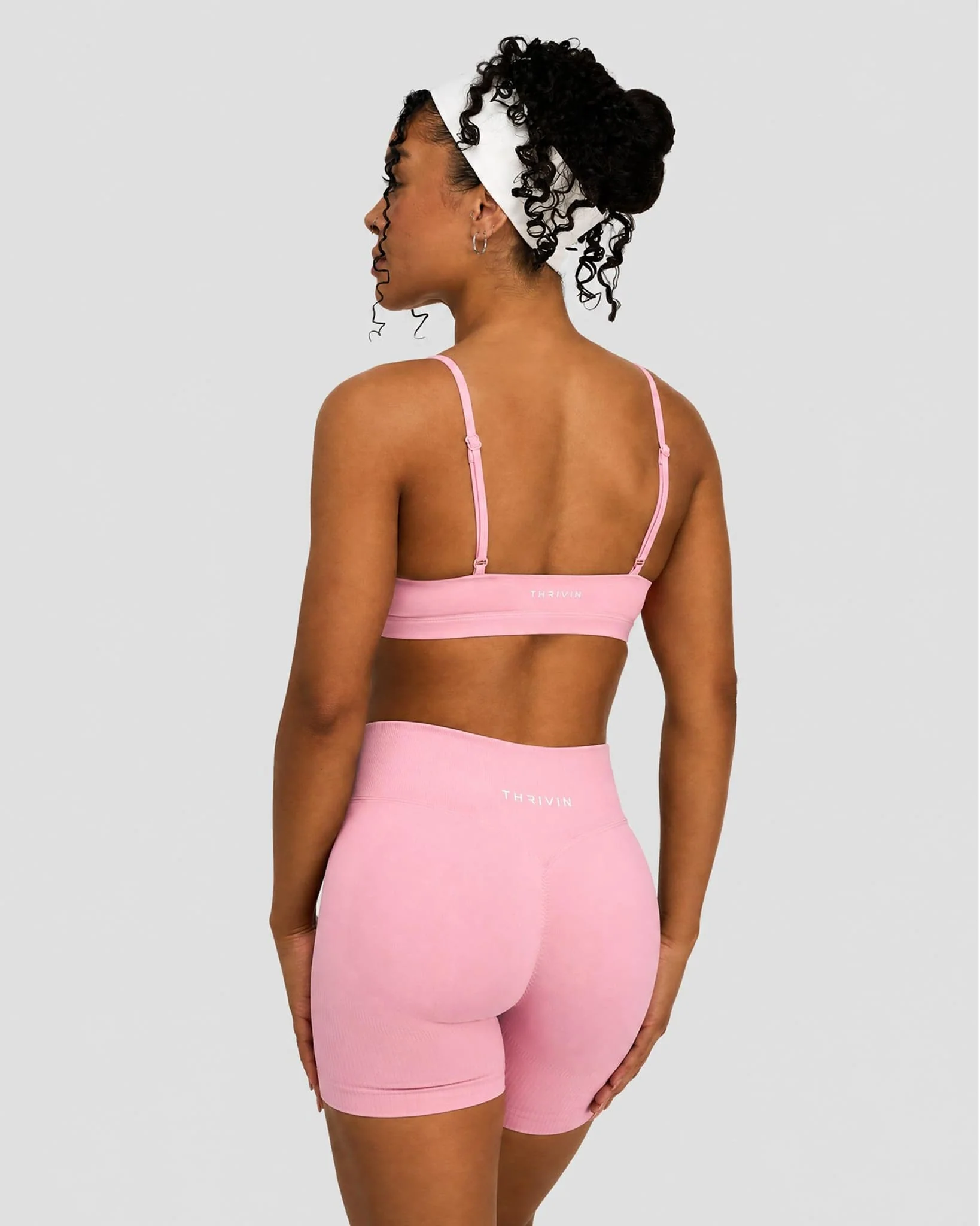 Elevate™ Sculpting Seamless Scoop Neck Bra | Cotton Pink - Image 2