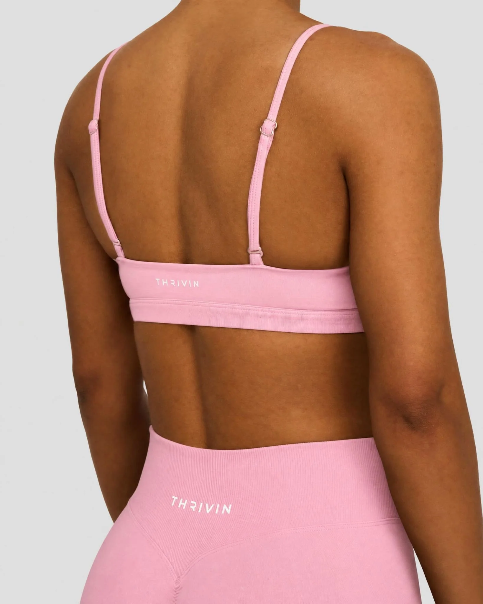 Elevate™ Sculpting Seamless Scoop Neck Bra | Cotton Pink - Image 6