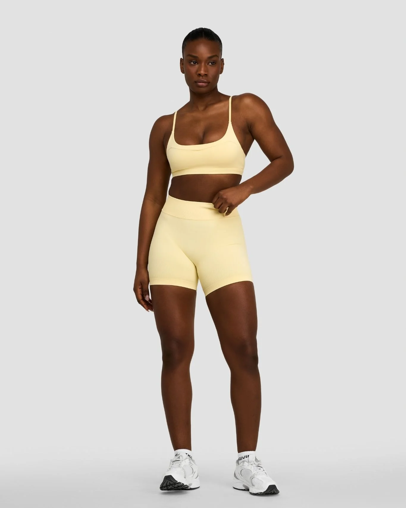Elevate™ Sculpting Seamless Scoop Neck Bra | Golden Butter - Image 5