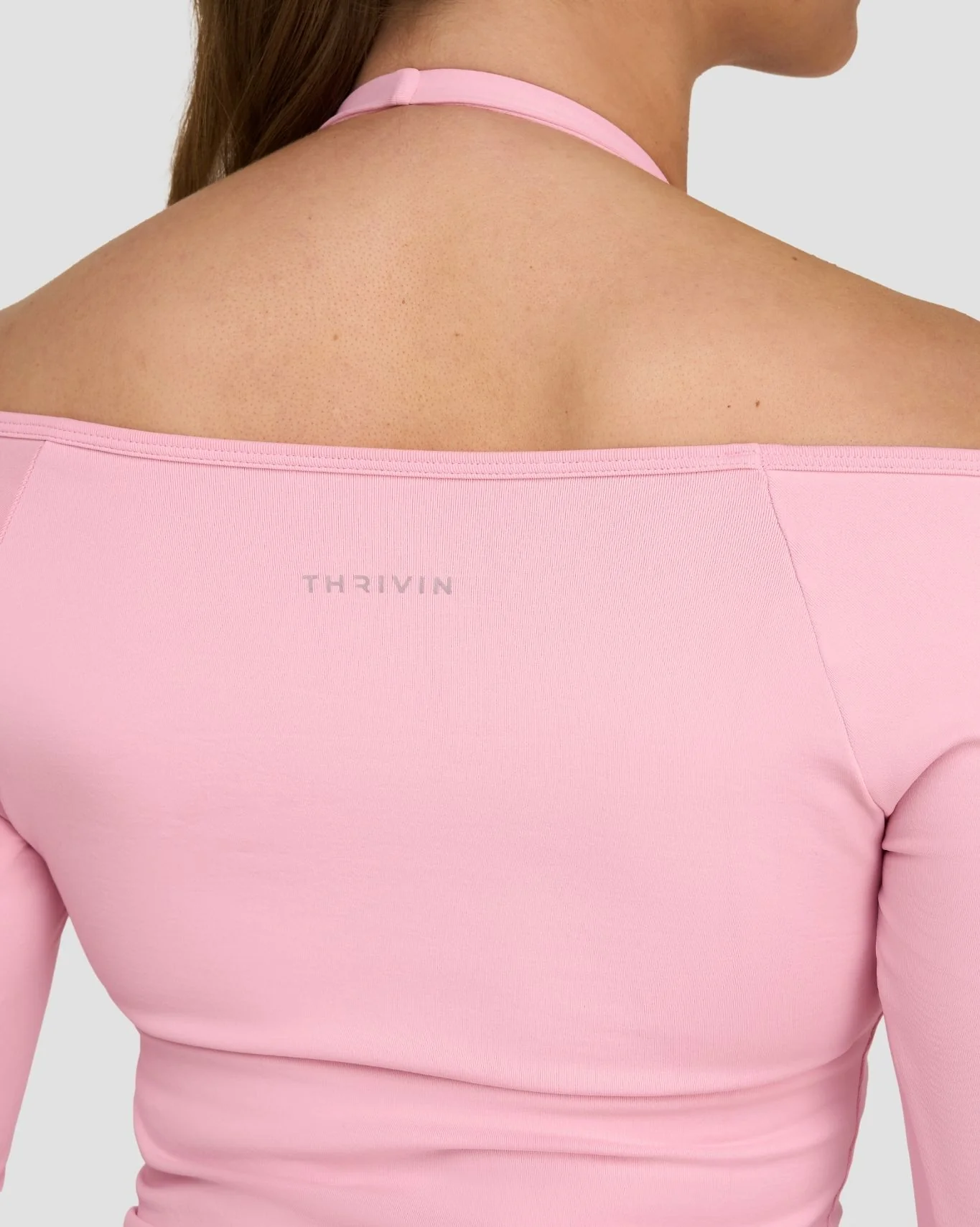 Elevate™ Sculpting Seamless V-Neck Top | Cotton Pink - Image 5