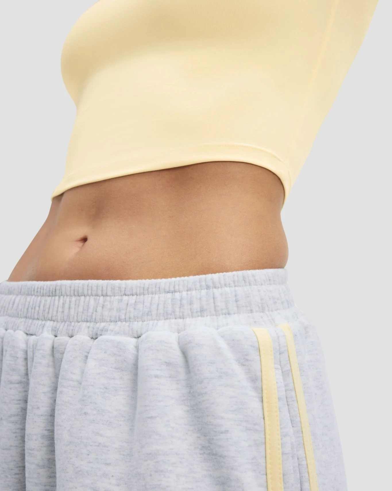 Essential Jersey Stripe Joggers | Marl - Image 6