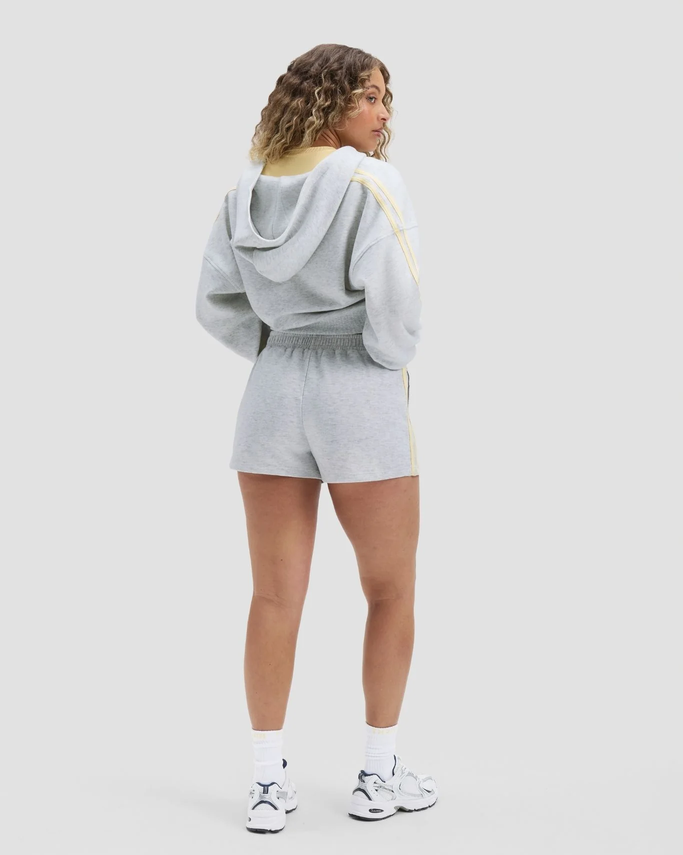 Essential Jersey Stripe Shorts | Marl - Image 4